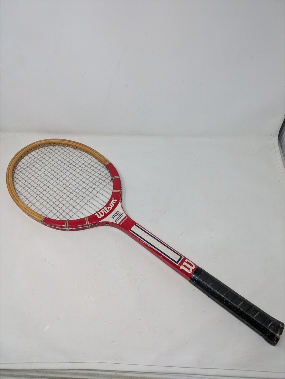 Wilson Stan Smith American Vintage Wood Tennis Racket – 4 1/2"